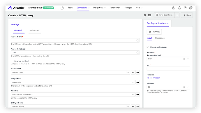 Alumio - Forum Release Notes - 3.96.0-RC1_HTTP Proxy UI Update