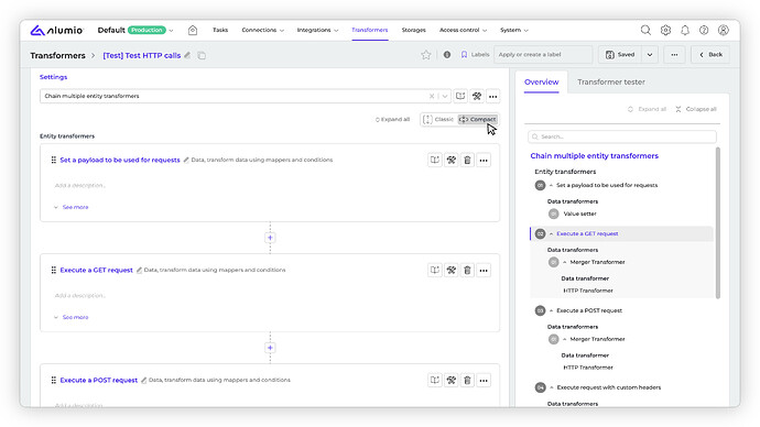 Alumio - Forum Release Notes - 3.114.0-RC1Compact Transformer 1