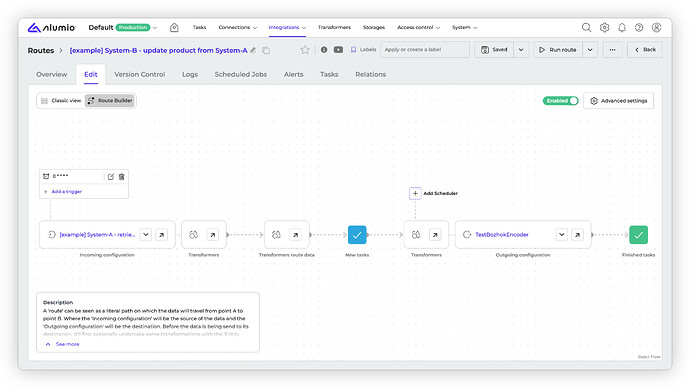 Alumio - Forum Release Notes - 3.110.0-RC1_1 - Route Builder