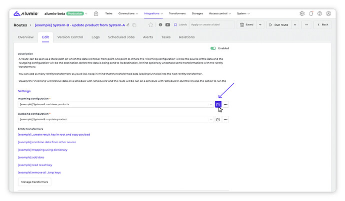 Alumio - Forum - Inline Configuration Editor_Inline configuration Editor 1