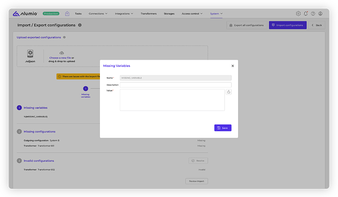 Alumio - Forum - Importing Exporting_Import Scenario 2 -2