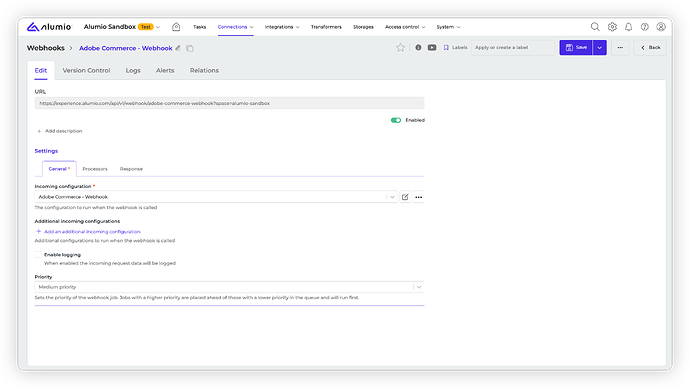 Alumio - Forum - Using Webhooks within integrations_03