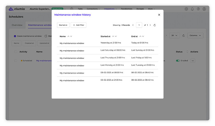 Alumio - Forum - Maintenance Windows_Maintenance Windows 3