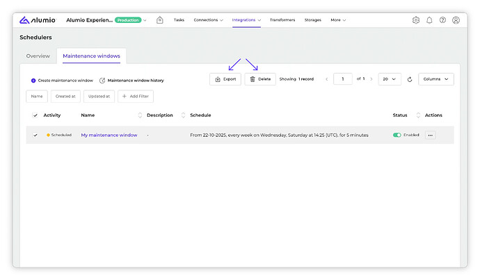 Alumio - Forum - Maintenance Windows_Maintenance Windows 4