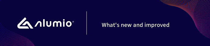 Alumio - Forum Release Notes - Header 2025