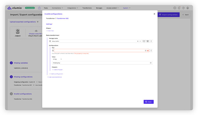 Alumio - Forum - Importing Exporting_Import Scenario 4 - 2